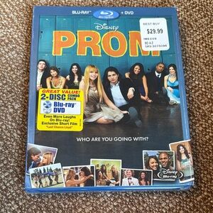 Disney Prom Blu-ray + DVD Combo Pack with Blue and Yellow Cover